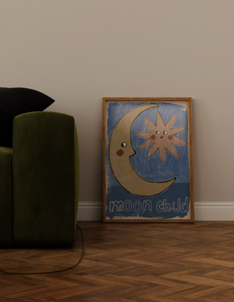 Studioloco Studio loco Poster Moonchild 50 x 70 cm