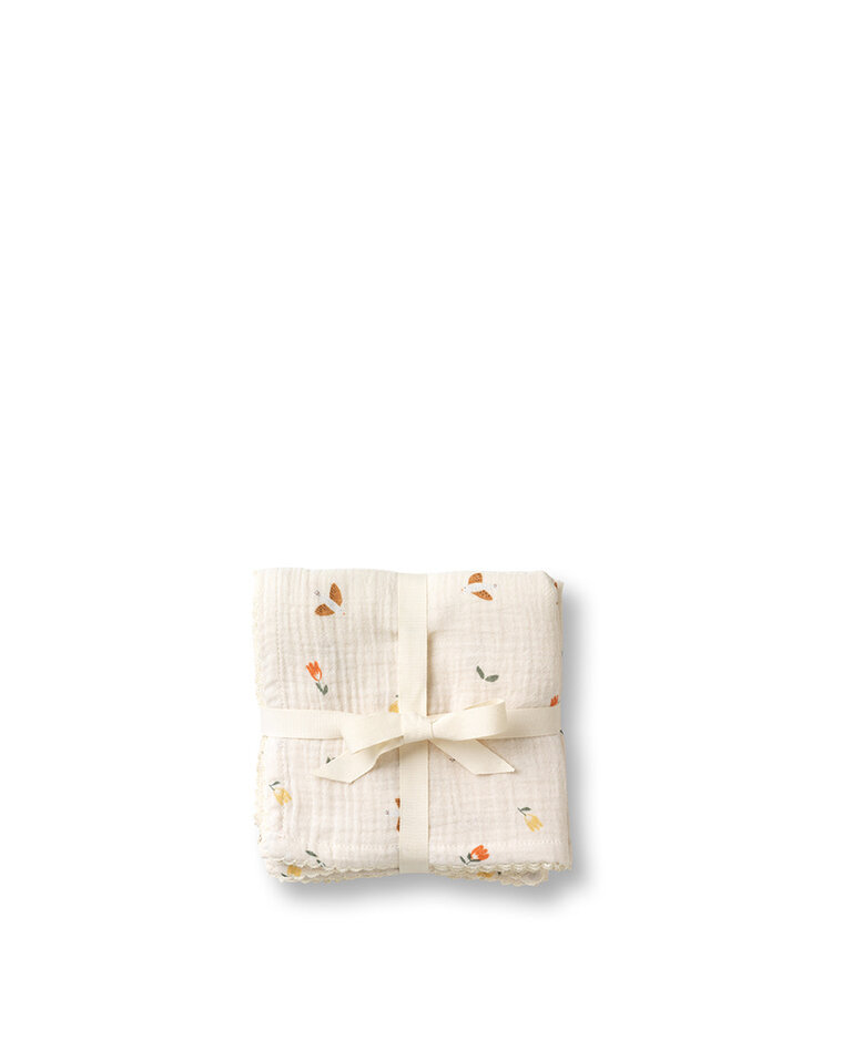 Dear April Mio Muslin Cloths, 3-Pack Songbirds