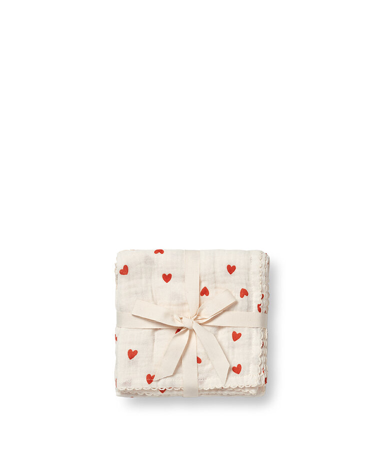 Dear April Mio Muslin Cloths, 3-Pack Little love