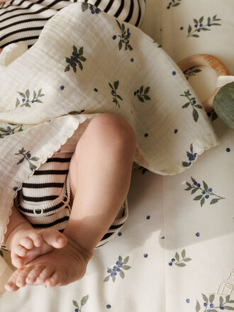 Dear April Mio Muslin Cloths, 3-Pack Blueberries