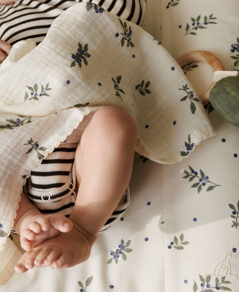 Dear April Mio Muslin Cloths, 3-Pack Blueberries