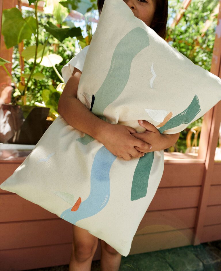 Dear April Cinna Cushion, Big waves