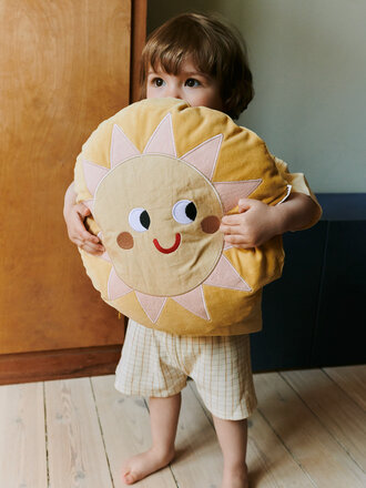 Dear April Sophie Cushion, Warm Sun