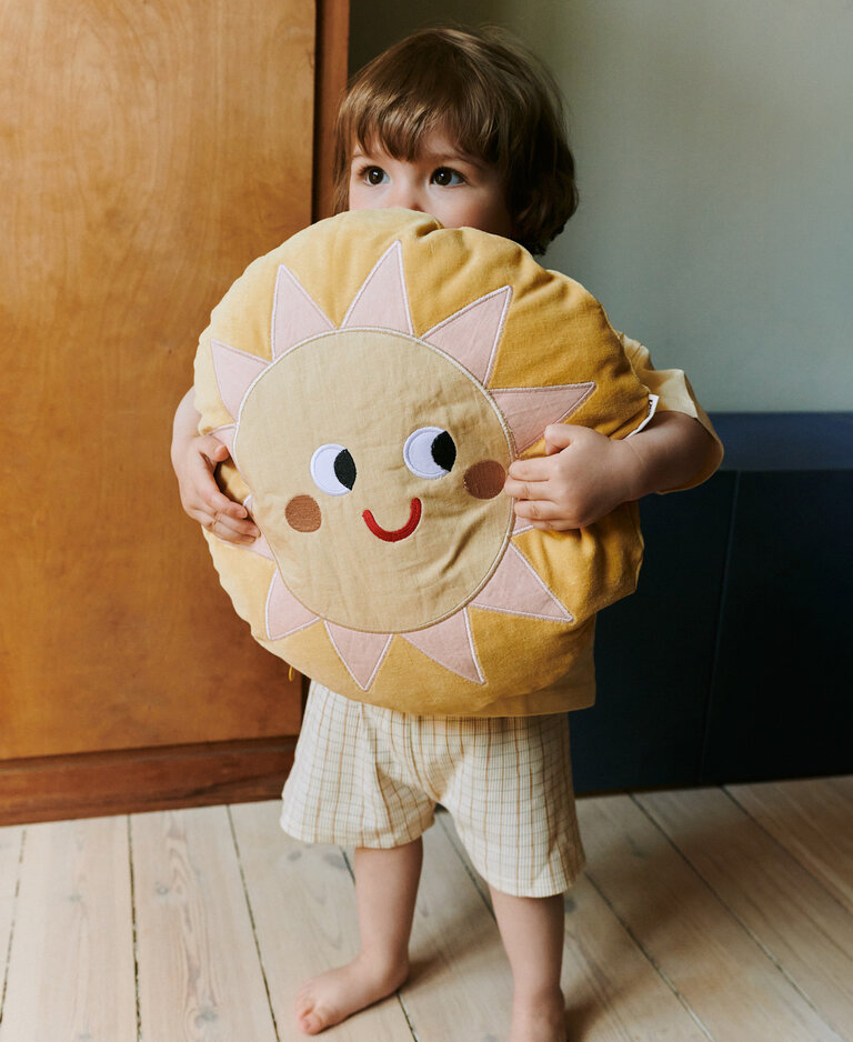 Dear April Sophie Cushion, Warm Sun
