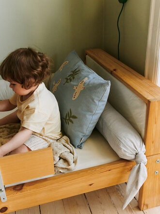 Dear April Celeste Cushion, Sky Blue