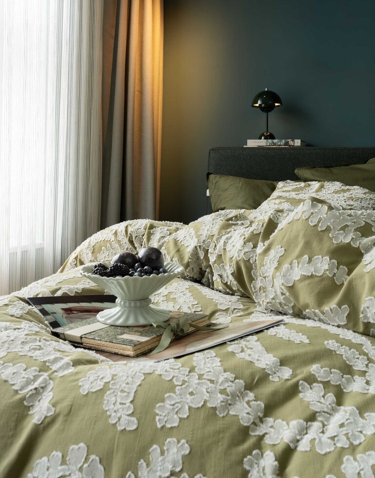 Essenza Eleria Duvet cover Cedar green