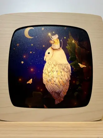Luminae Plaat-Owl and Mouse hanging stars