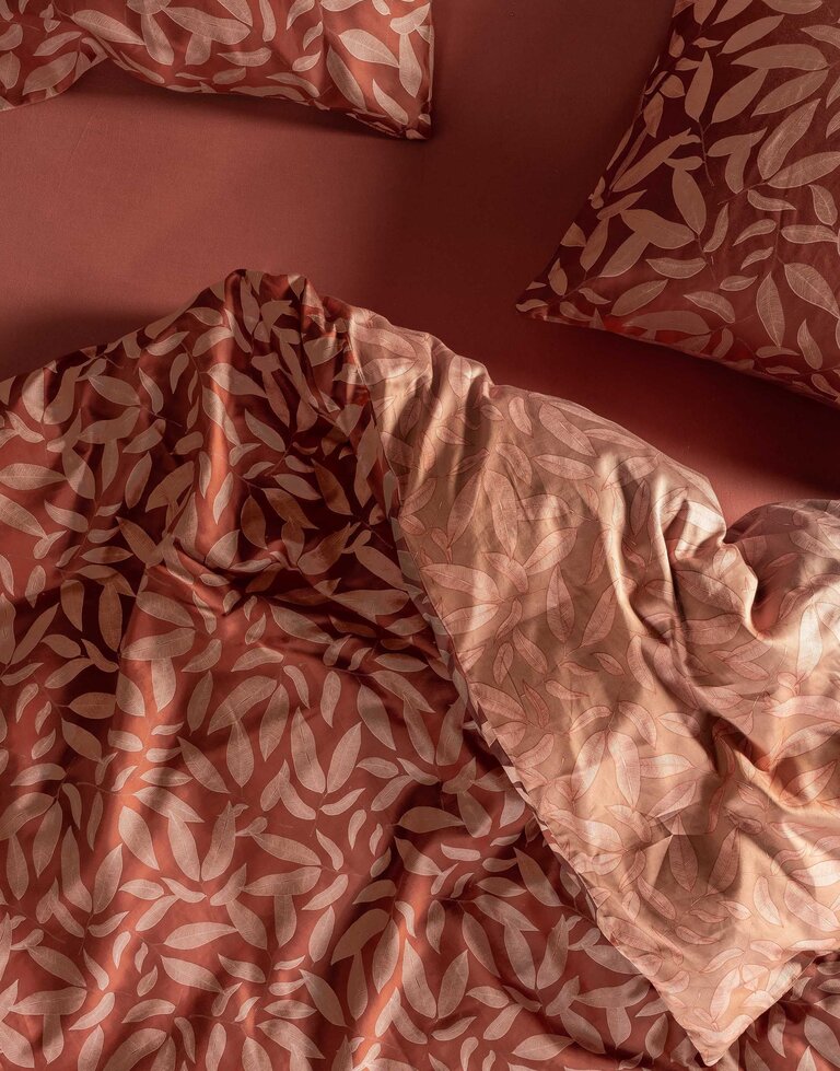 Essenza Clea Duvet Cover Terracotta