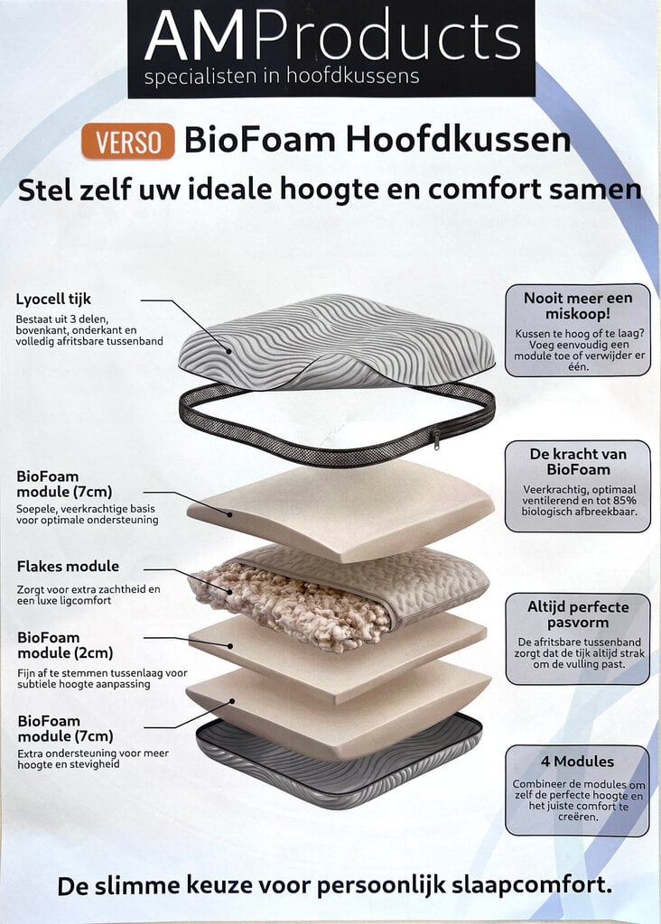 AM Products Hoofdkussen Verso