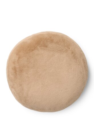 Essenza Mads Furry Cushion Golden Sand (45cm rond)