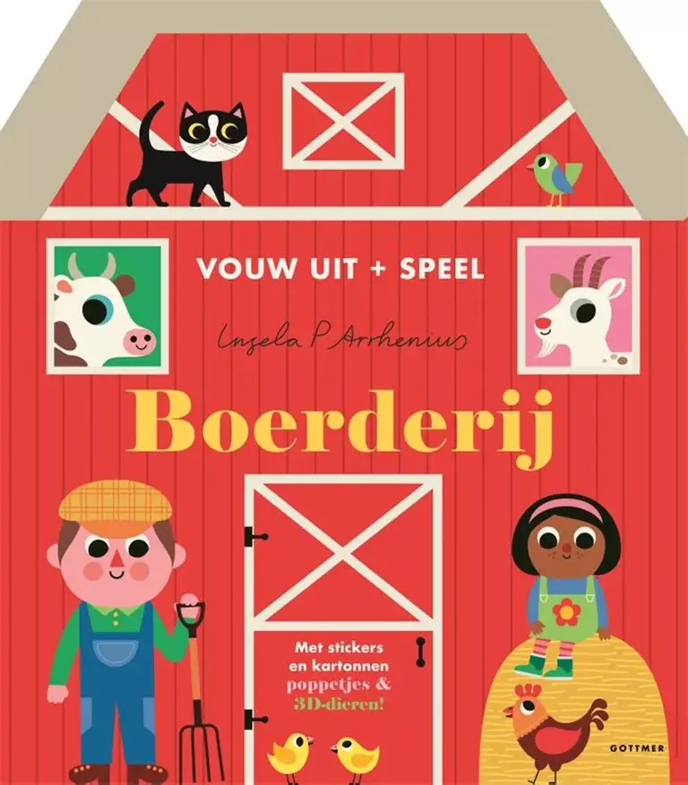 Kinderboeken Boerderij Vouw &Speel