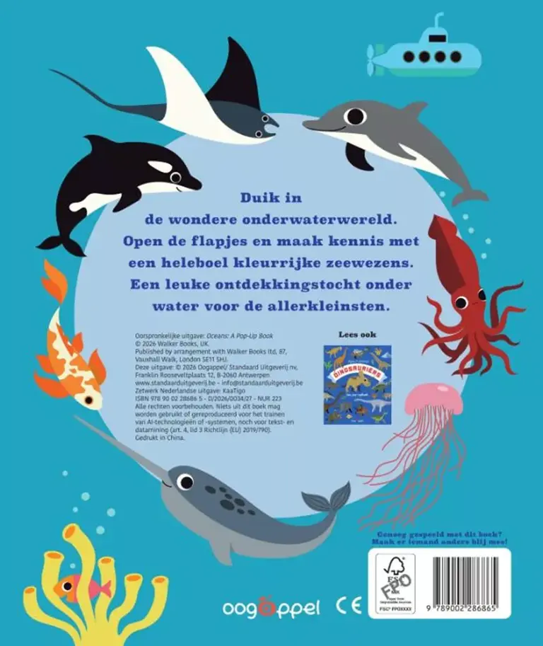 Kinderboeken Oceanen pop-upboek
