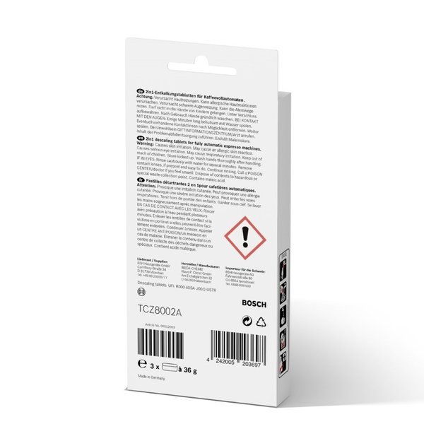 Vero Series - 2en1 Pastilles de détartrage TCZ8002A