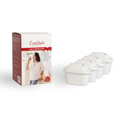 Cartouches filtrantes Max Plus 3+1 gratuites