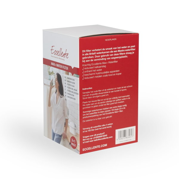 MAX+ Cartouches filtrantes 3+1 gratuit