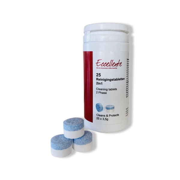 Détartrant rapide biologique + Tablettes de nettoyage 2en1 ECCELLENTE pour Jura