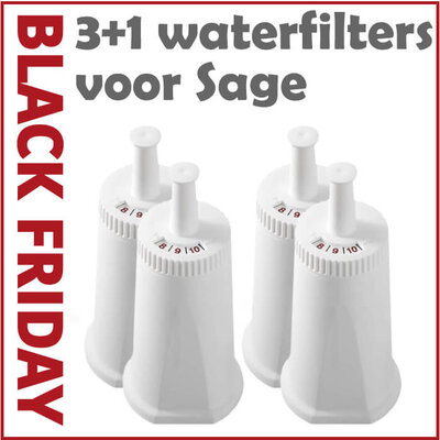 3+1 waterfilters compatibel met Sage Claroswiss