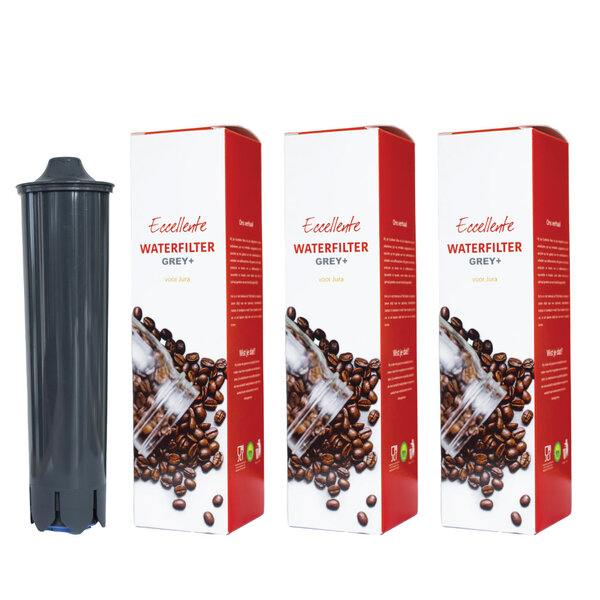 Filtre à eau Grey+ pour Jura E4 E6 E8 - Pack avantage