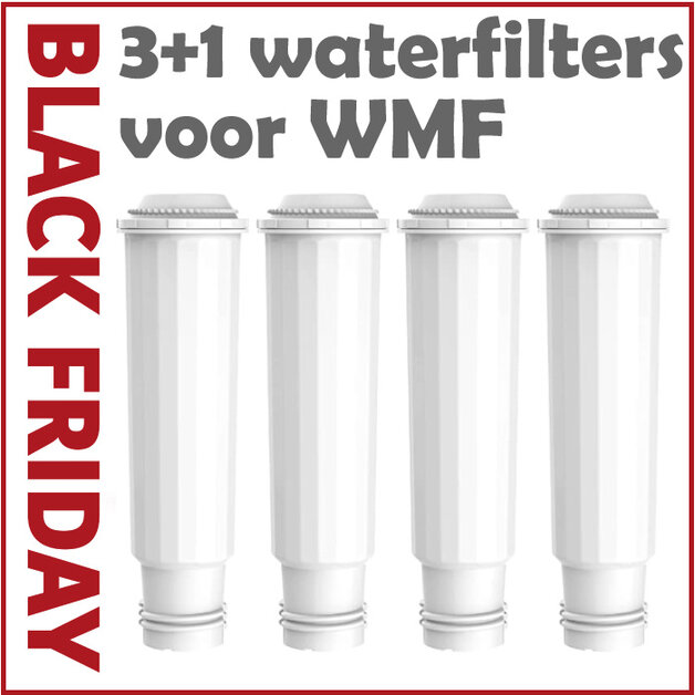  3+1 waterfilters compatibel met WMF Perfection