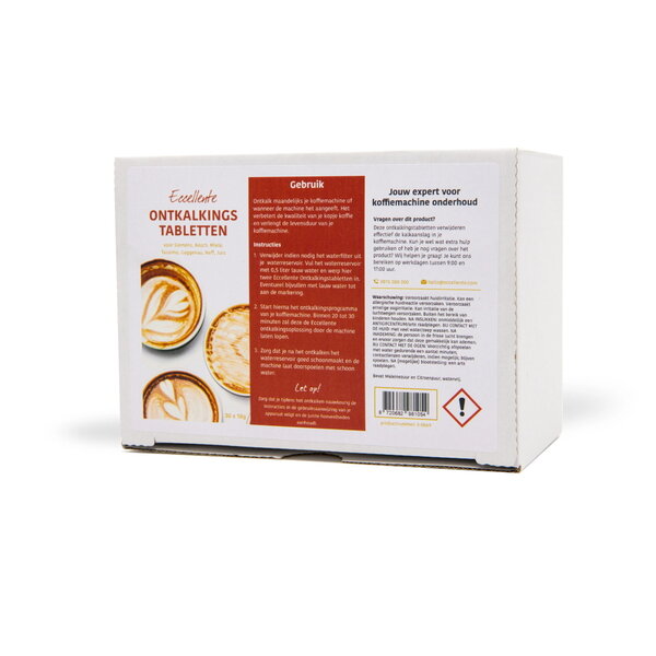 Tablettes de détartrage pour machine à café - Pack économique de 30 pièces