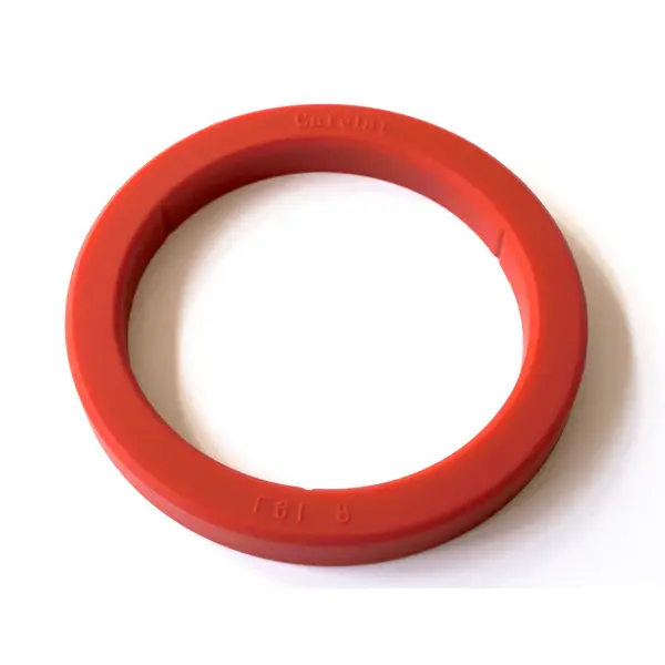 Joint de piston E61 épaisseur 8,0mm (rouge) compatible notamment avec Kees