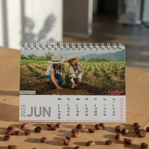 Eccellente calendrier de bureau 2025