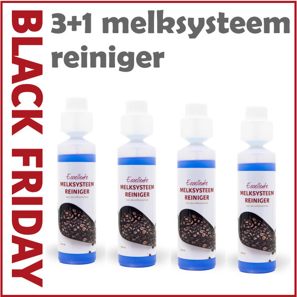 3+1 melksysteemreiniger voor Siemens, Philips, Nivona, Melitta