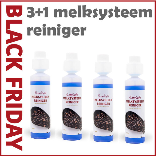  3+1 melksysteemreiniger voor Siemens, Philips, Nivona, Melitta