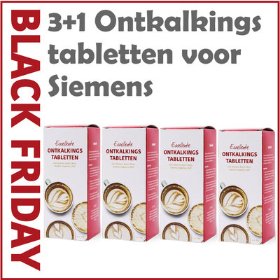 3+1 Ontkalkingstabletten voor Siemens