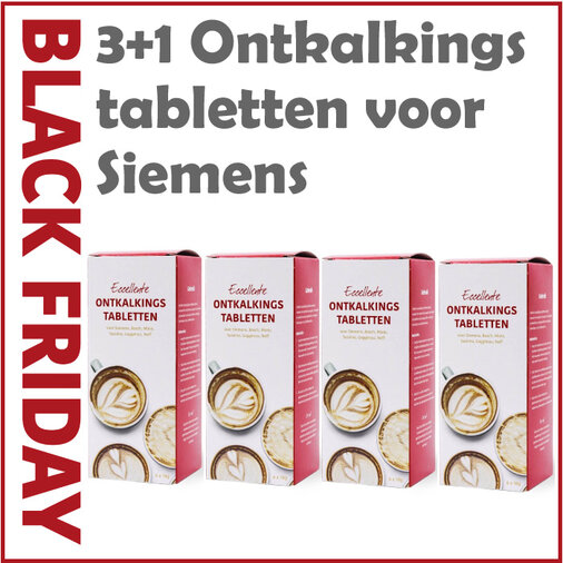  3+1 Ontkalkingstabletten voor Siemens