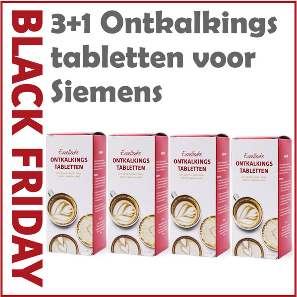 3+1 Ontkalkingstabletten voor Siemens