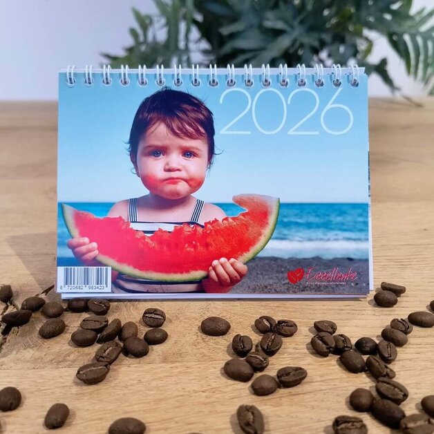  Eccellente Kalender 2026 - handige bureaukalender