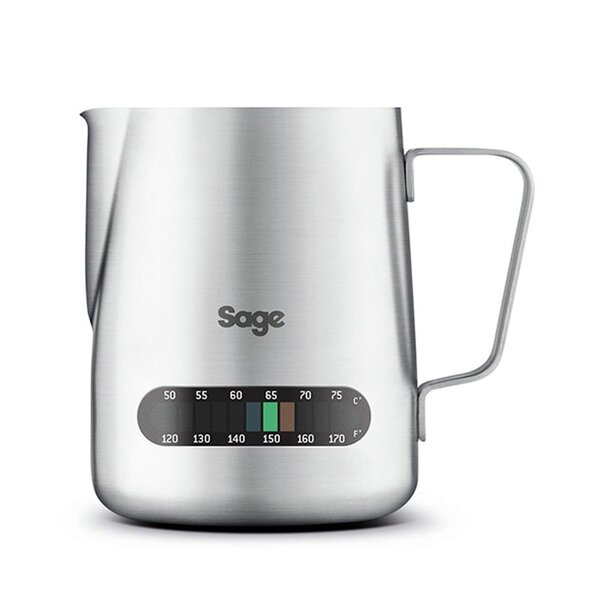 the Temp Control melkkan met thermometer – RVS – 480 ml