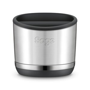 Knock Box 10 – Bac à marc en acier inoxydable (Brushed Stainless Steel)