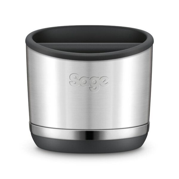 Knock Box 10 – Bac à marc en acier inoxydable (Brushed Stainless Steel)