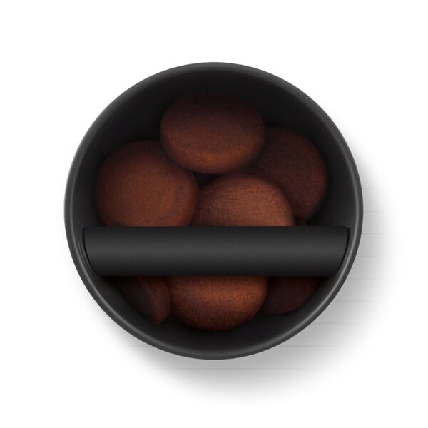 Knock Box 10 – Bac à marc en acier inoxydable (Brushed Stainless Steel)