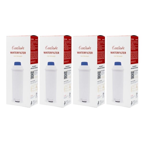 filtres à eau pour DeLonghi (DLSC002) – 4 pièces