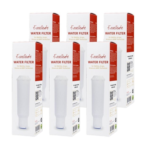 Cartouches filtrantes pour Melitta Pro Aqua – 6 pièces