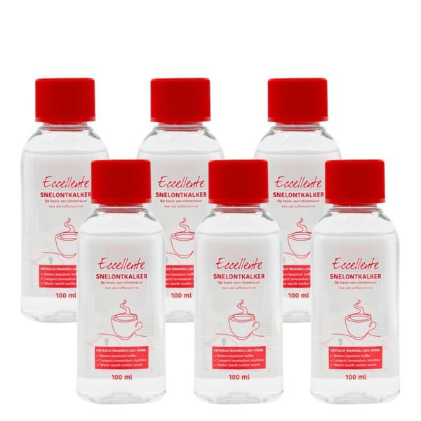 ontkalker voor Krups koffiemachines - 6x 100 ml