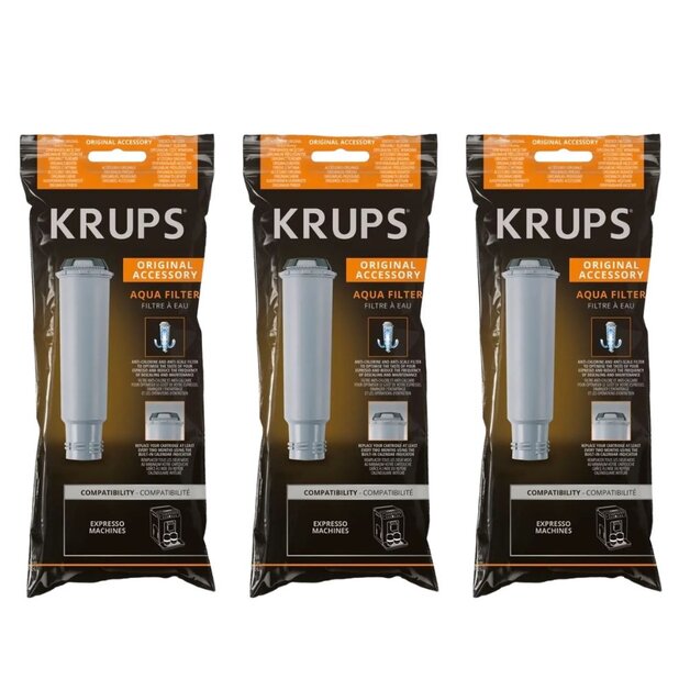 KRUPS Filterpatroon Claris F08801 - 3 stuks