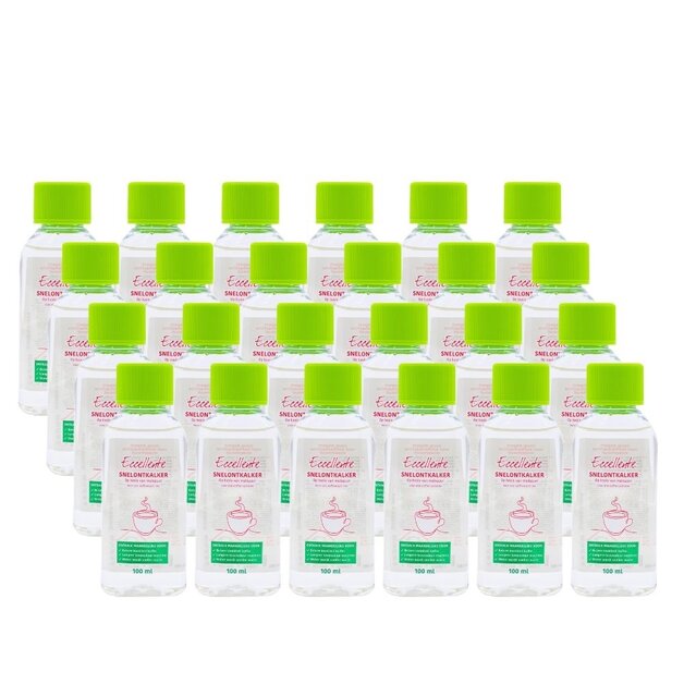 ECCELLENTE Snelontkalker voor De'Longhi – 24 x 100 ml