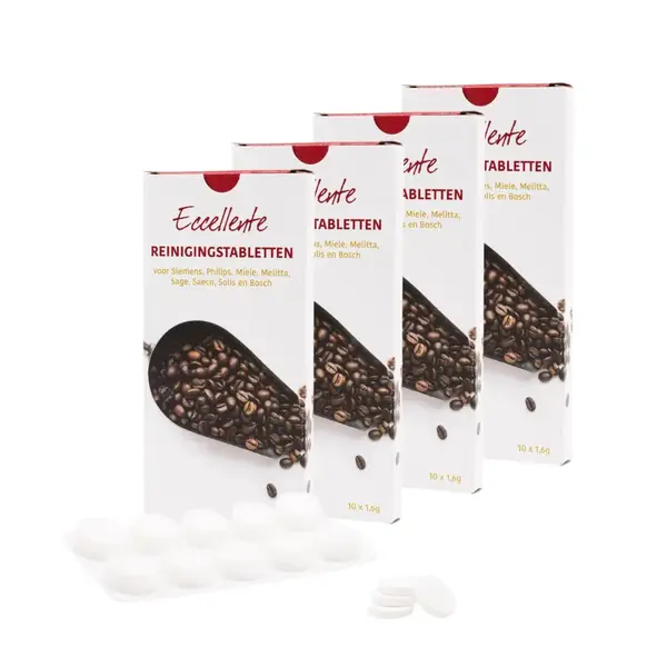Pastilles nettoyantes pour machine à café - 40 pièces