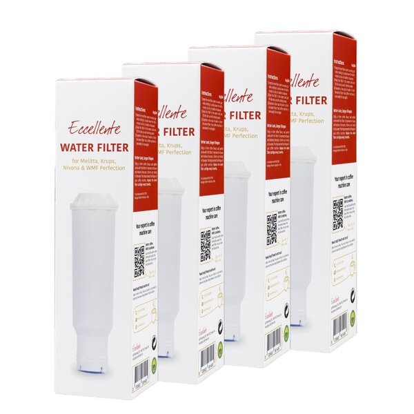 Waterfilters voor Krups F08801 - 4 stuks