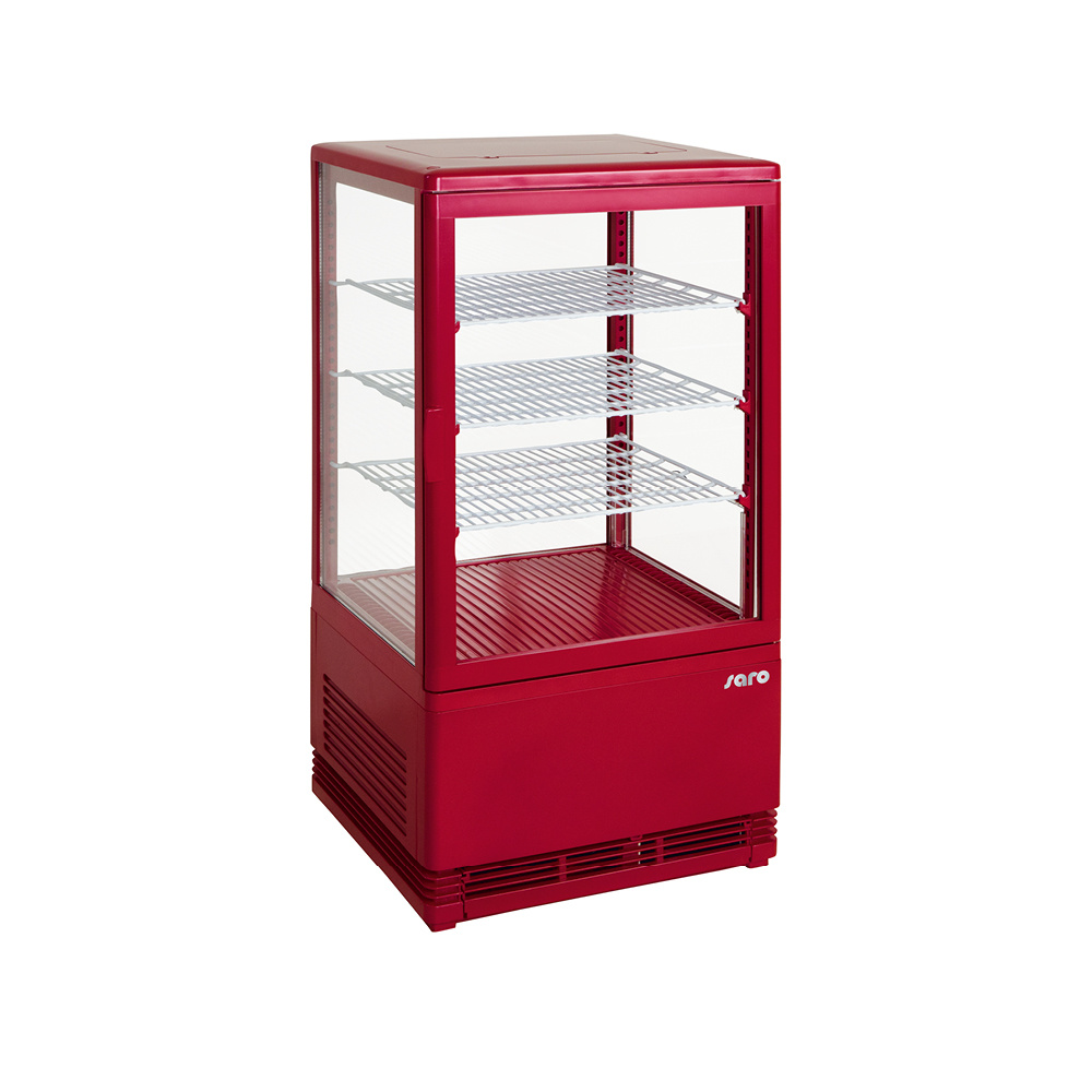 Mini-koelvitrine 70 liter model SC 70 rood
