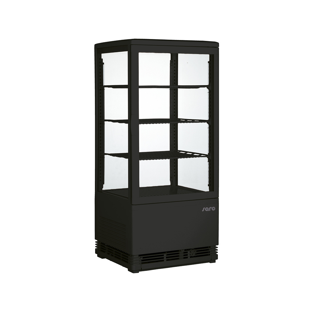 Mini-koelvitrine model SC 80 zwart