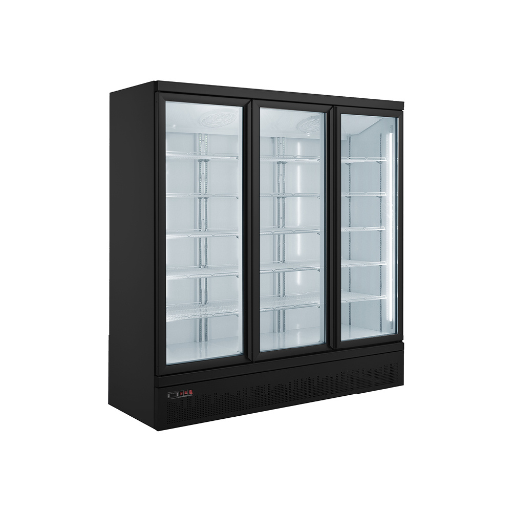 Flessenkoeler met 3 glasdeuren model GTK 1530