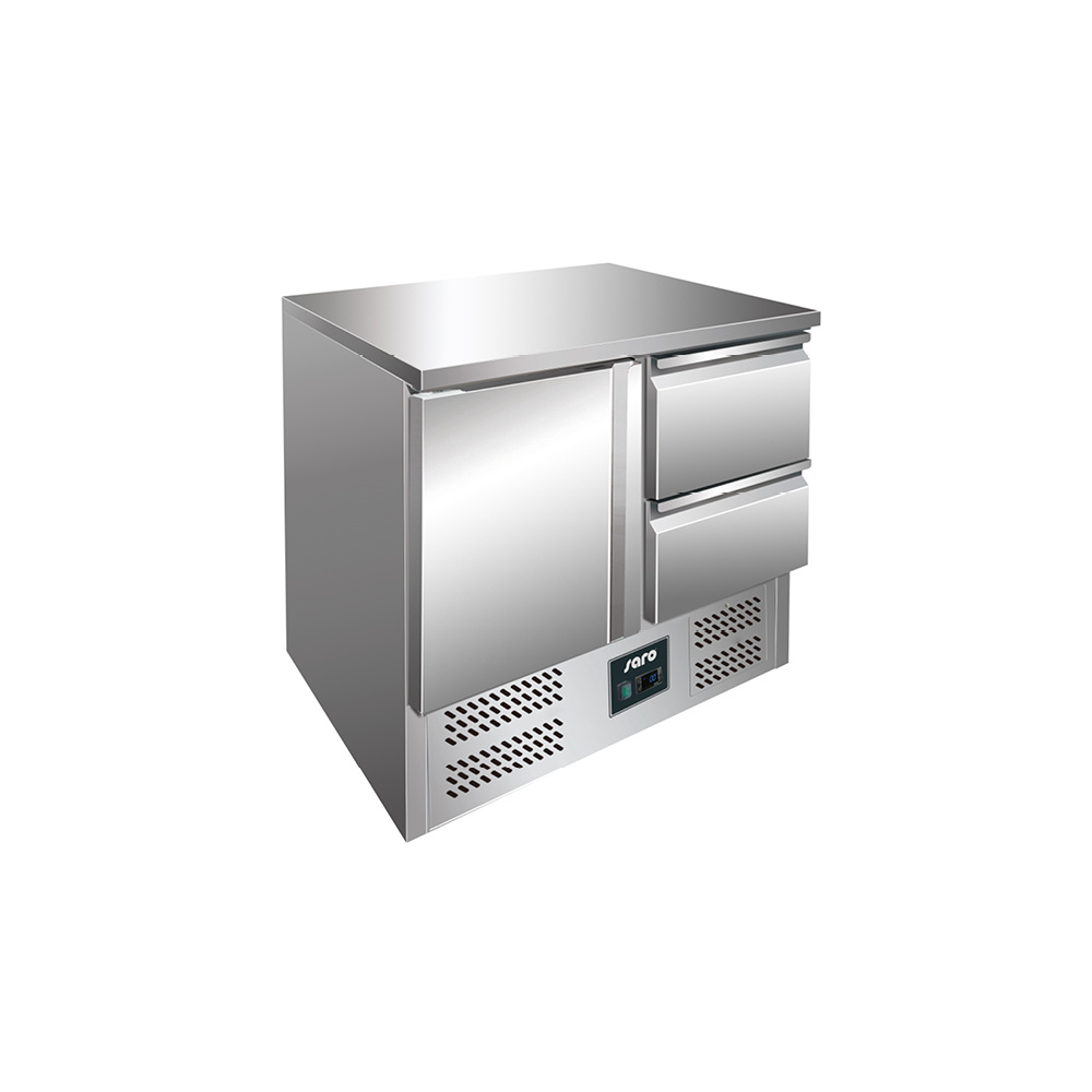 Gekoelde werkbank model VIVIA S 901 S/S TOP 2 x 1/2