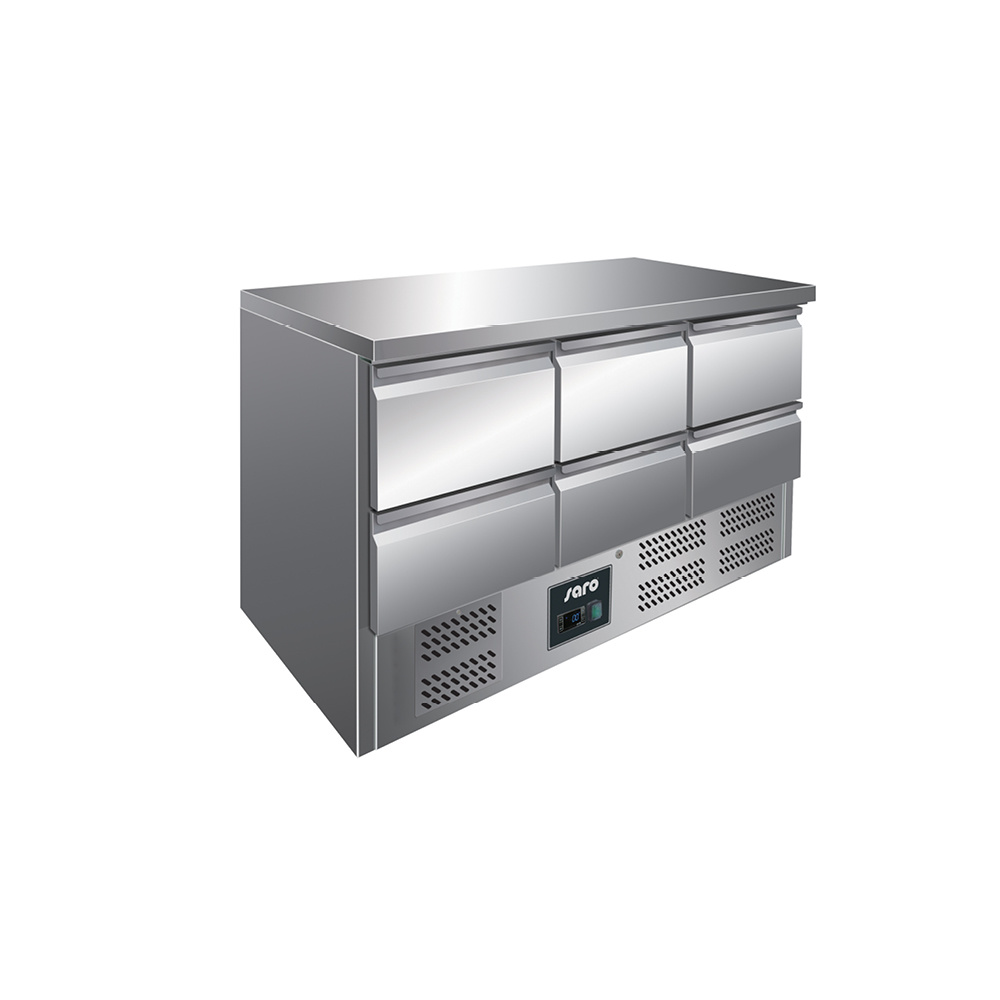 Koeltafel model VIVIA S 903 S/S TOP 6 x 1/2