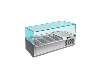 Opzet koelvitrine 1/3 GN model VRX 1200 /380