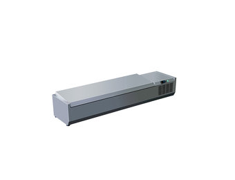 Opzet koelvitrine met deksel 1/3 GN model VRX 1500 S/S